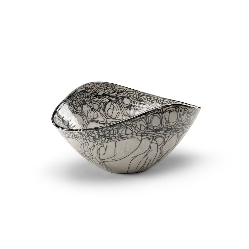SWIRL OVAL CENTERPIECE BOWL