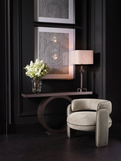 CHAIR CHAPLIN SAVONA ORANGE VELVET