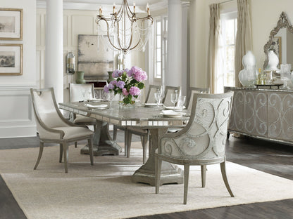 CANTON UPHOLSTERED DINING ARMCHAIR