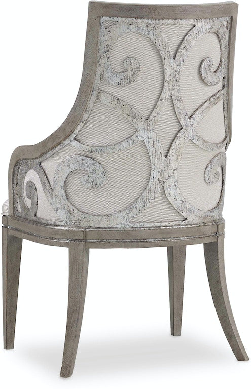 CANTON UPHOLSTERED DINING ARMCHAIR