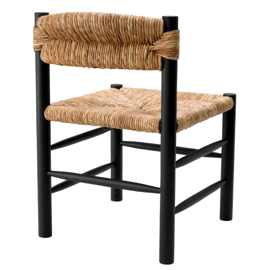 DINING CHAIR COSBY SEAGRASS BLACK