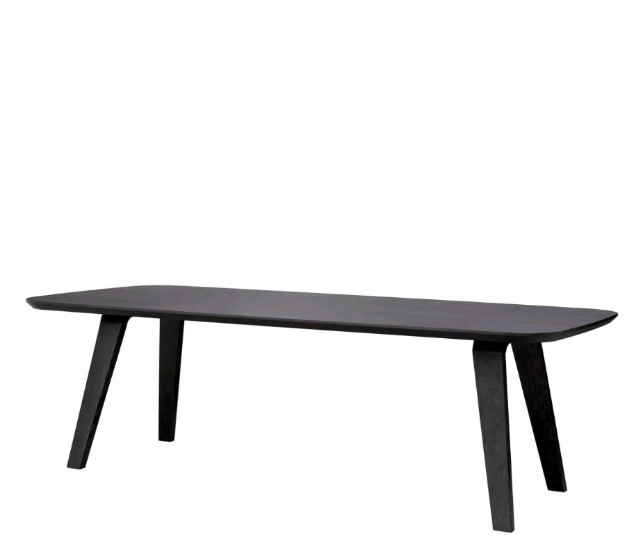 DINING TABLE GLOVER CHARCOAL GREY OAK