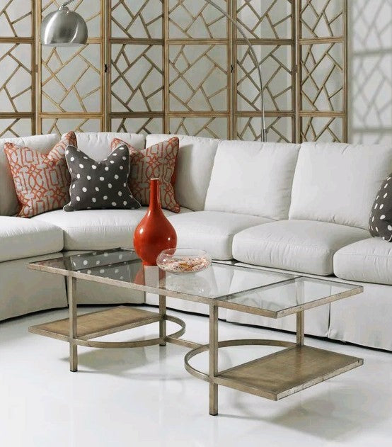 SHEFIED COCKTAIL TABLE
