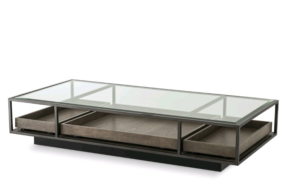 COCKTAIL TABLE ROXTON BRONZE FINISH