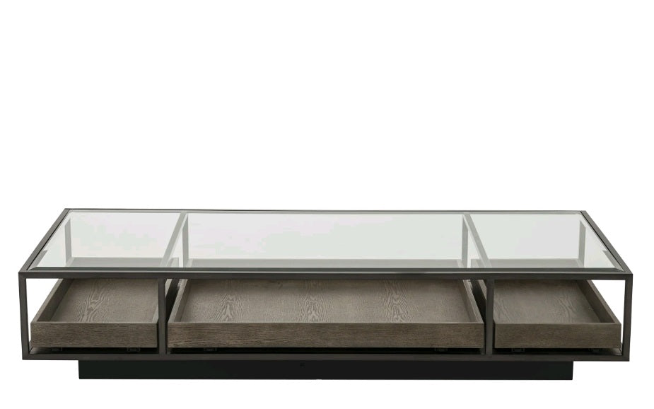 COCKTAIL TABLE ROXTON BRONZE FINISH