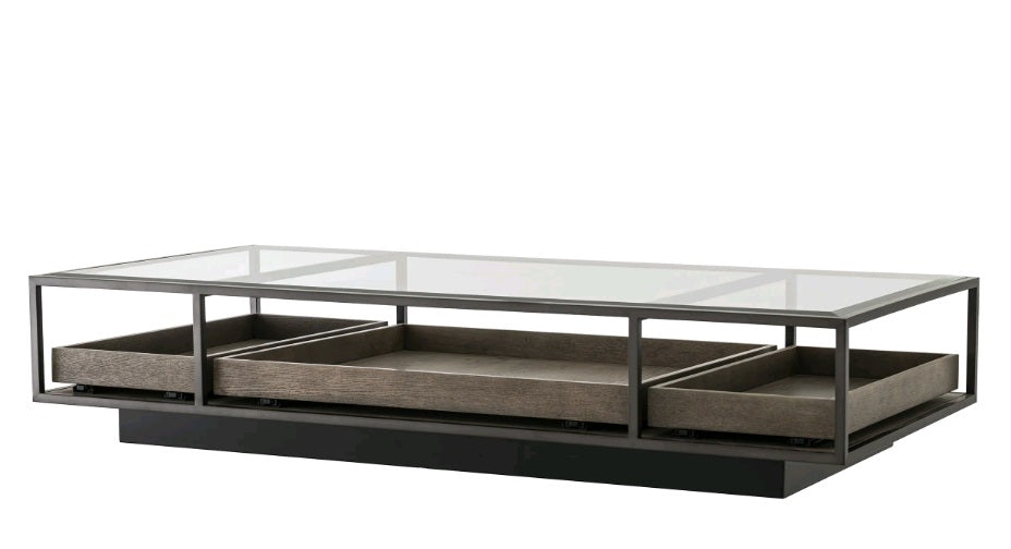 COCKTAIL TABLE ROXTON BRONZE FINISH