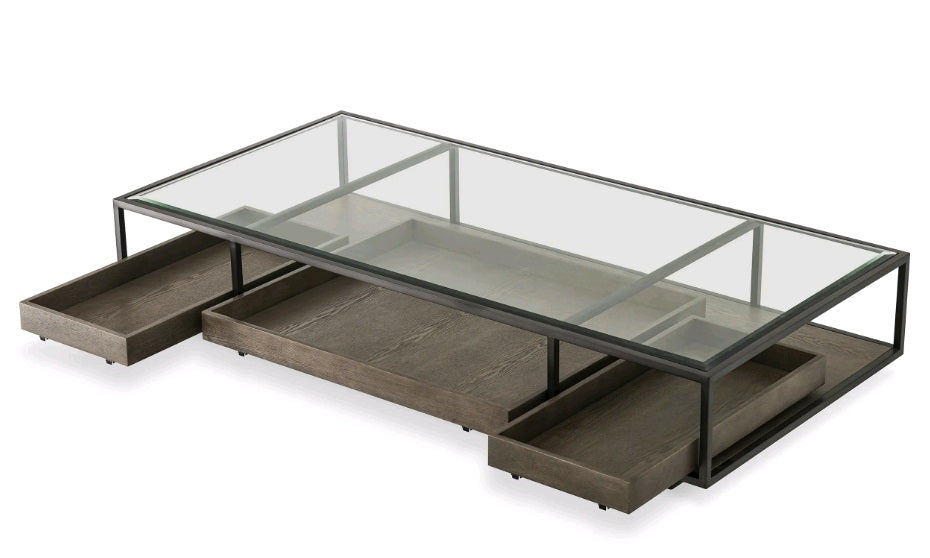 COCKTAIL TABLE ROXTON BRONZE FINISH