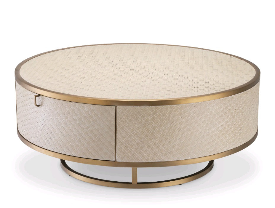 COCKTAIL TABLE NAPA VALLEY WOVEN OAK