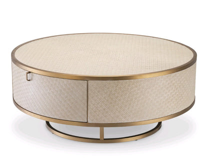 COCKTAIL TABLE NAPA VALLEY WOVEN OAK