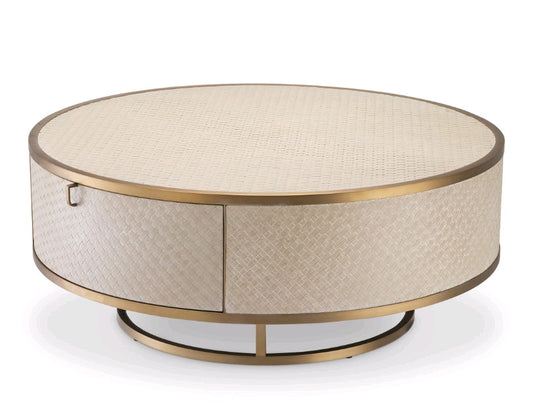 COCKTAIL TABLE NAPA VALLEY WOVEN OAK