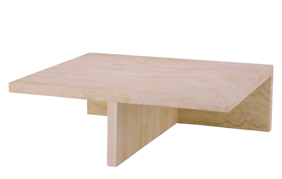 COCKTAIL TABLE AMARA LOW TRAVENTINE