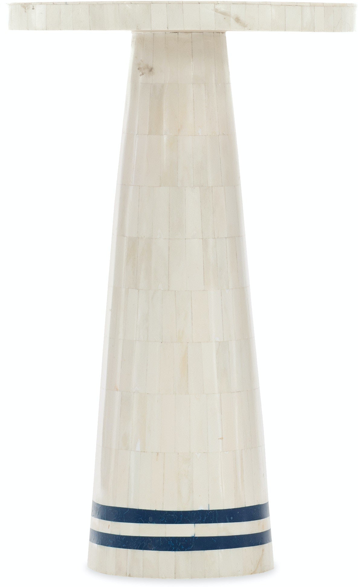 DON'T BE BLUE BONE ACCENT TABLE