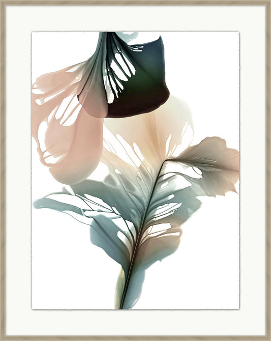 GLASS FLOWERS FRAMED WALL ART