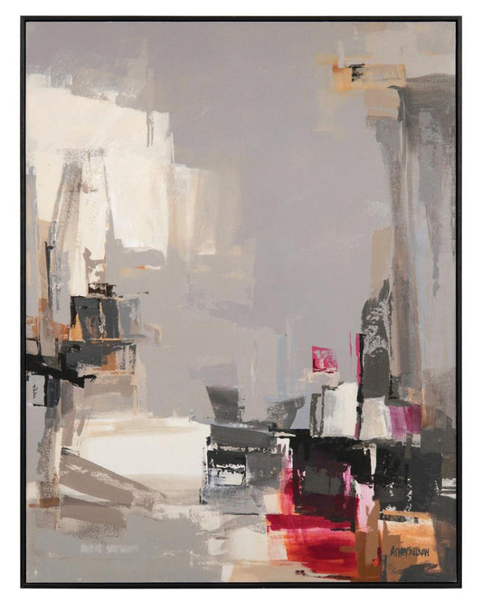ASHLEY SULLIVAN'S DECADE FRAMED CANVAS PAINTING