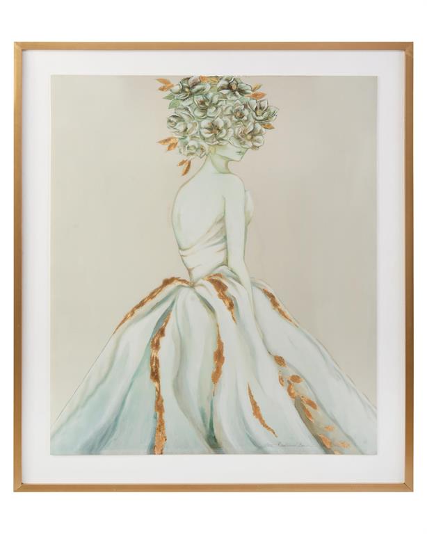 MAGNOLIA MEMOIR FRAMED PAINTING