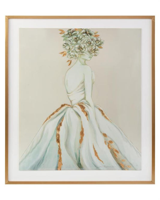 MAGNOLIA MEMOIR FRAMED PAINTING