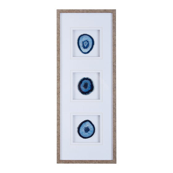 NATURAL AGATE TRIO WALLART