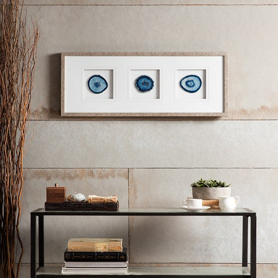 NATURAL AGATE TRIO WALLART