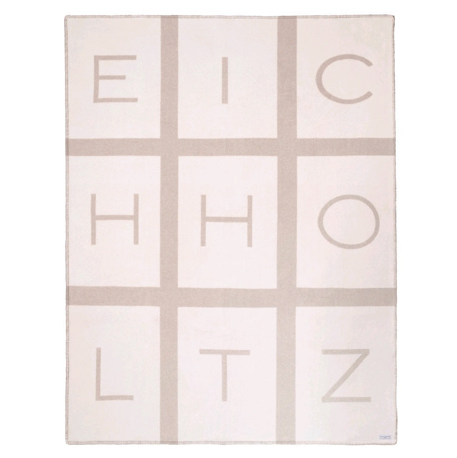 BLANKET ZERA PLAID OFF-WHITE