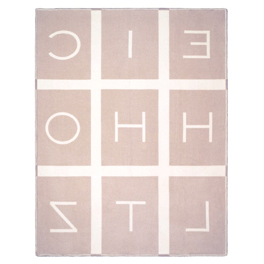BLANKET ZERA PLAID OFF-WHITE
