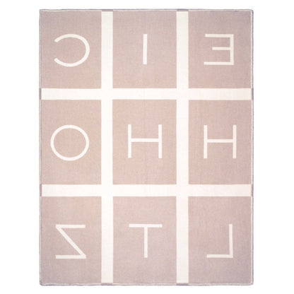 BLANKET ZERA PLAID OFF-WHITE