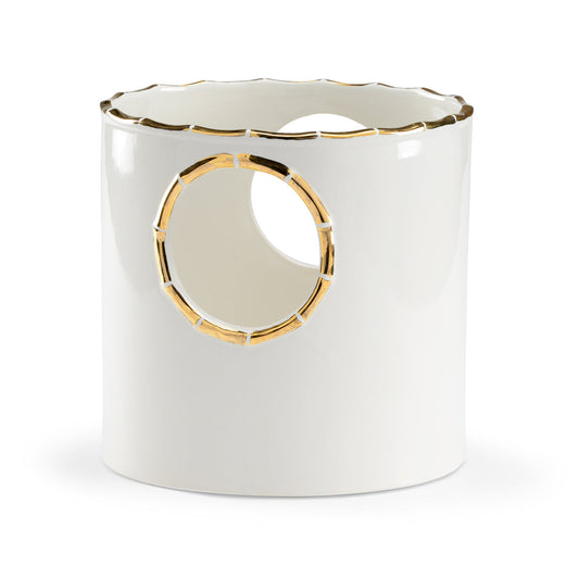 BAMBOO CERAMIC CACHEPOT- SM