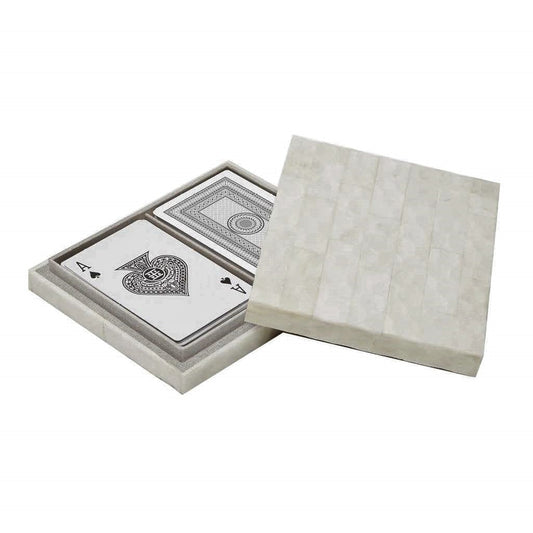 CHISELED BONE CARD BOX