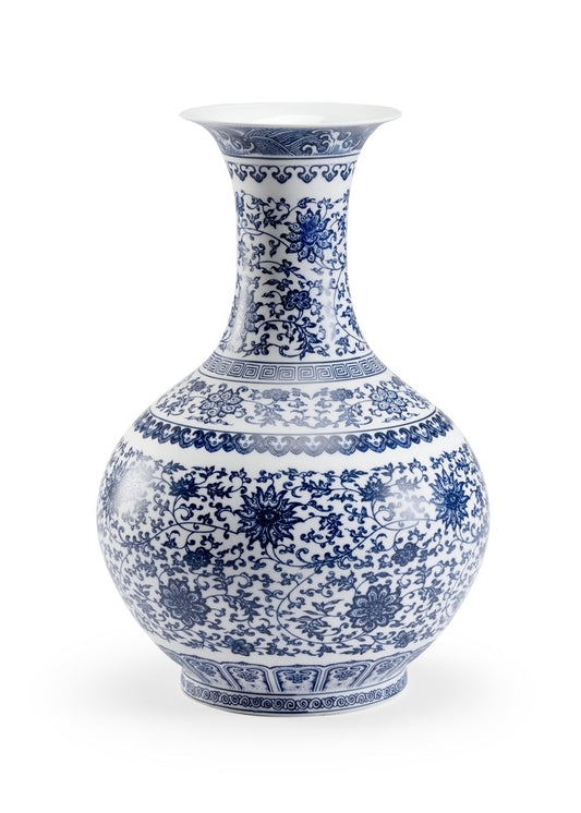 TAISHO CHINESE PATTERN VASE