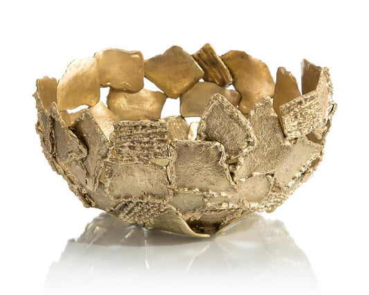 TEXTURE SHAPE BRASS BOWL