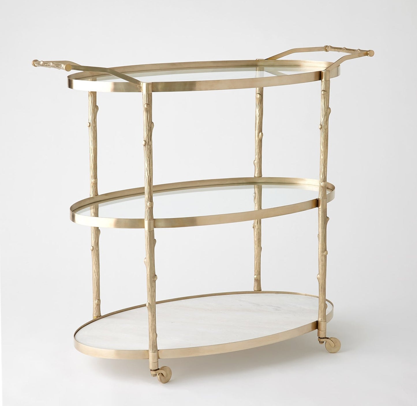 ARBOR BAR CART- BRASS