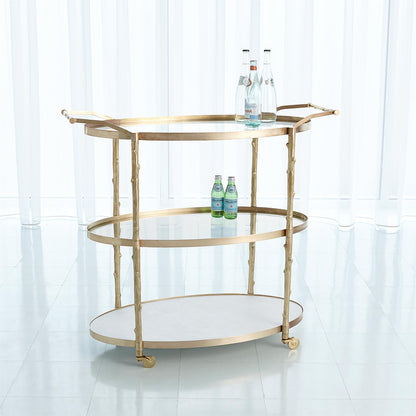ARBOR BAR CART- BRASS