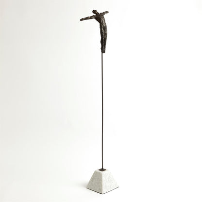 BACK DIVE BRONZE SCULPTURE