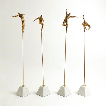 BACK DIVE THAI GOLD SCULPTURE