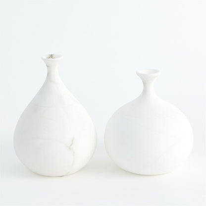 TEARDROP ALABASTER VASE- MED