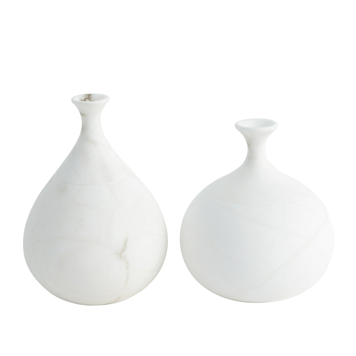 TEARDROP ALABASTER VASE- MED