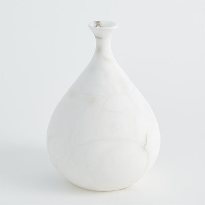 TEARDROP ALABASTER VASE- MED
