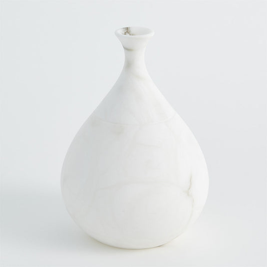 TEARDROP ALABASTER VASE- MED