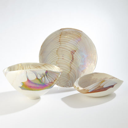 IVORY OVAL BOWL- SM