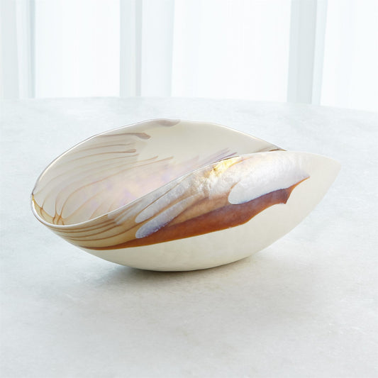 IVORY OVAL BOWL- SM