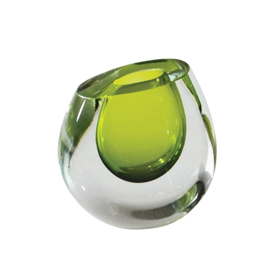 COLOR DROP VASE- LIME