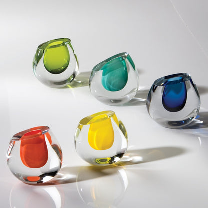 COLOR DROP VASE- LEMON