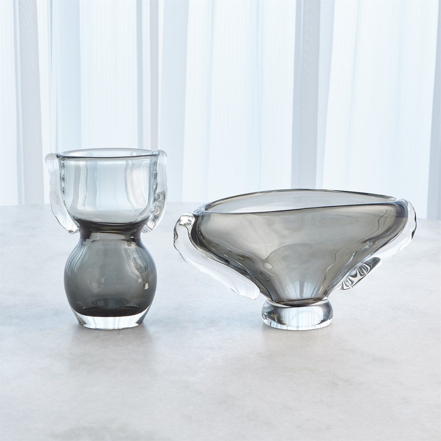 WINGED BOWL- GREY