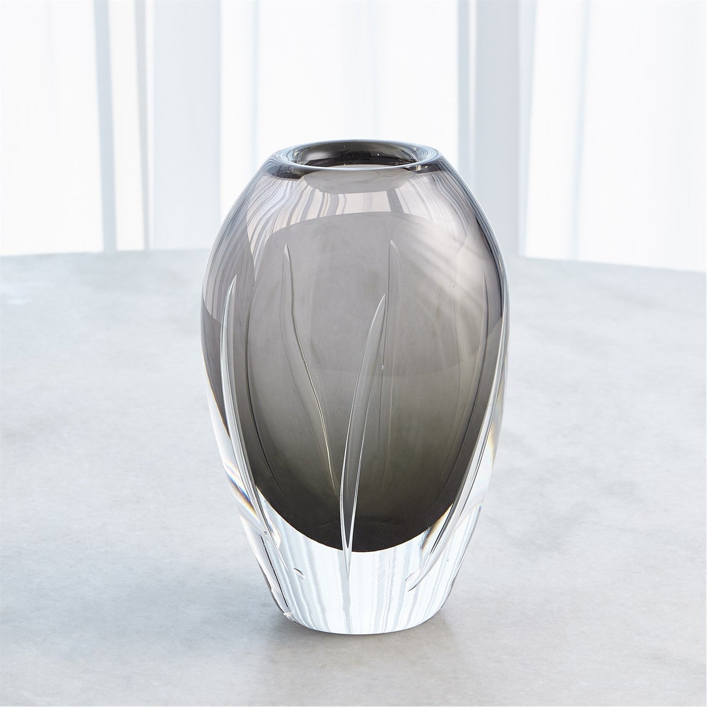 SPLIT VASE GREY- LG