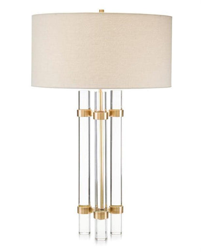 GLASS ROD TABLE LAMP