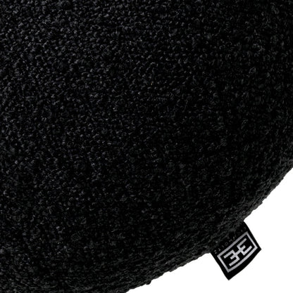 CUSHION PALLA-SM BOUCLE BLACK SPHERE